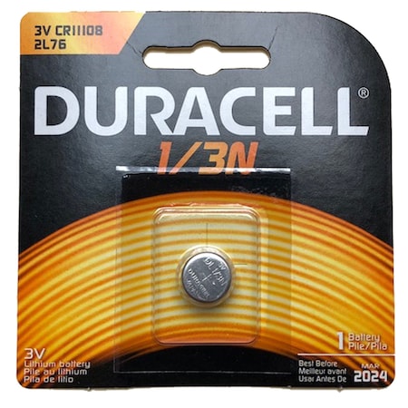 Duracell Duracell Battery - For Digital Camera - 160 mAh - 3 V DC DL1/3N